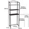 Household Essentials 3-Tier Metal Over the Toilet Storage Shelf